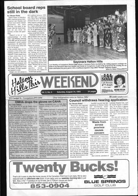 Halton Hills This Week (Georgetown, ON), 14 August 1993