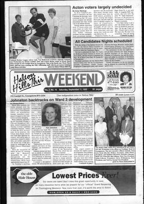 Halton Hills This Week (Georgetown, ON), 11 September 1993