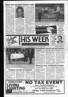 Halton Hills This Week (Georgetown, ON), 29 September 1993