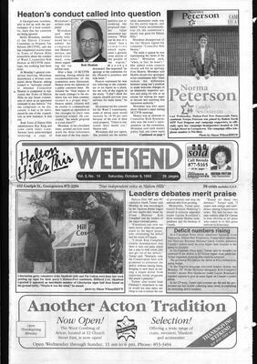 Halton Hills This Week (Georgetown, ON), 9 October 1993