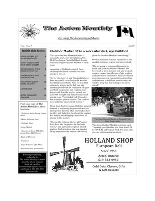 The Acton Monthly, July 2023