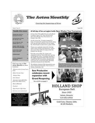 The Acton Monthly, August 2023