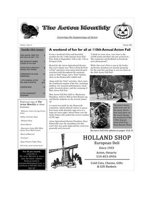 The Acton Monthly, October 2023