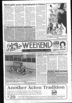 Halton Hills This Week (Georgetown, ON), 23 October 1993