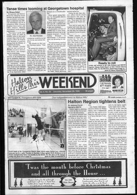 Halton Hills This Week (Georgetown, ON), 20 November 1993