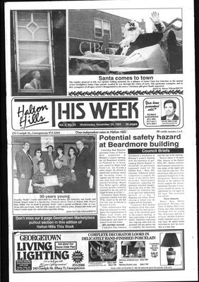 Halton Hills This Week (Georgetown, ON), 24 November 1993