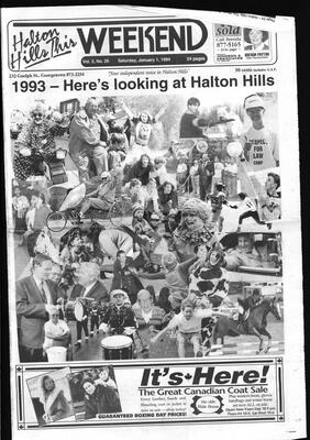 Halton Hills This Week (Georgetown, ON), 1 January 1994