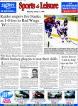 Raider snipers fire blanks in 1-0 loss to Red Wings