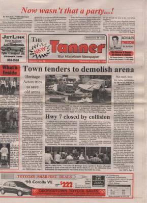 New Tanner (Acton, ON), 13 Aug 1998