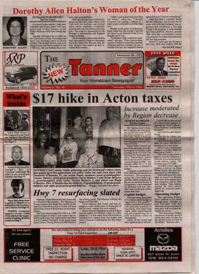 New Tanner (Acton, ON), 6 May 1999