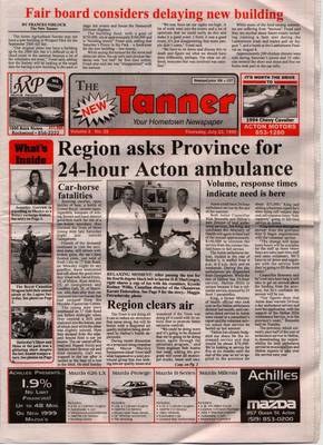 New Tanner (Acton, ON), 22 Jul 1999