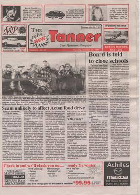 New Tanner (Acton, ON), 14 Oct 1999