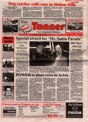 New Tanner (Acton, ON), 25 Nov 1999