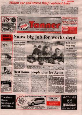 New Tanner (Acton, ON), 24 Feb 2000