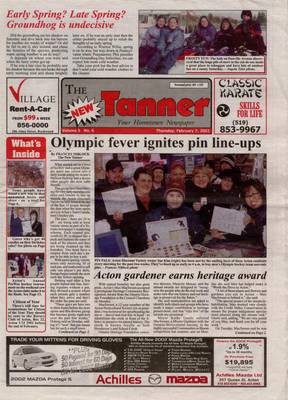 New Tanner (Acton, ON), 7 Feb 2002