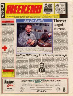 Independent & Free Press (Georgetown, ON), 12 May 1996