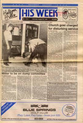 Halton Hills This Week (Georgetown, ON), 22 Aug 1992