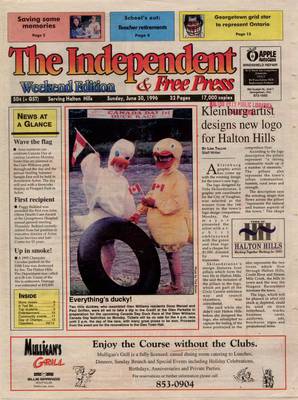 Independent & Free Press (Georgetown, ON), 30 Jun 1996