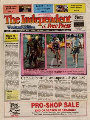 Independent & Free Press (Georgetown, ON), 15 Sep 1996