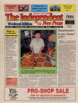 Independent & Free Press (Georgetown, ON), 13 Oct 1996