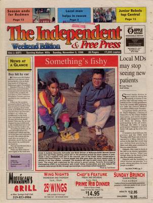 Independent & Free Press (Georgetown, ON), 3 Nov 1996