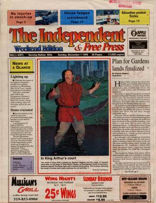 Independent & Free Press (Georgetown, ON), 1 Dec 1996