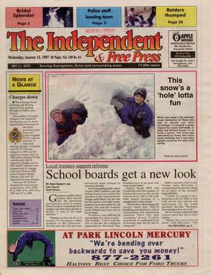 Independent & Free Press (Georgetown, ON), 15 Jan 1997