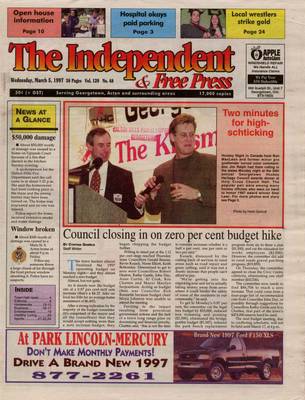 Independent & Free Press (Georgetown, ON), 5 Mar 1997