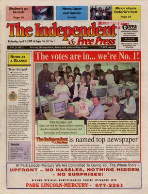 Independent & Free Press (Georgetown, ON), 9 Apr 1997