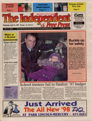 Independent & Free Press (Georgetown, ON), 16 Apr 1997