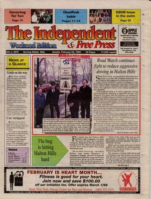 Independent & Free Press (Georgetown, ON), 22 Feb 1998