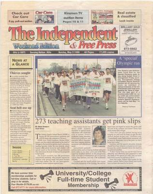 Independent & Free Press (Georgetown, ON), 3 May 1998