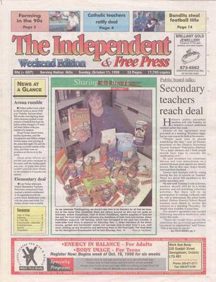 Independent & Free Press (Georgetown, ON), 11 Oct 1998