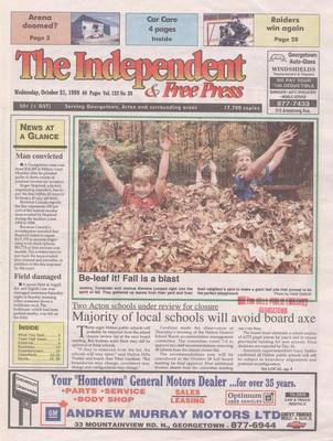 Independent & Free Press (Georgetown, ON), 21 Oct 1998