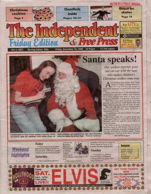 Independent & Free Press (Georgetown, ON), 18 Dec 1998