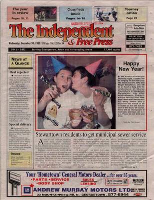 Independent & Free Press (Georgetown, ON), 30 Dec 1998