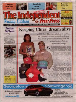 Independent & Free Press (Georgetown, ON), 22 Jan 1999