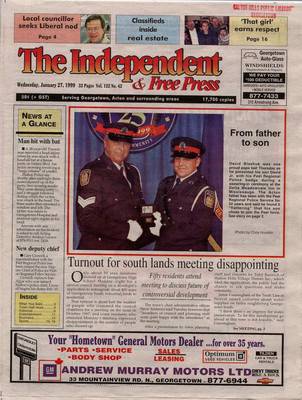 Independent & Free Press (Georgetown, ON), 27 Jan 1999