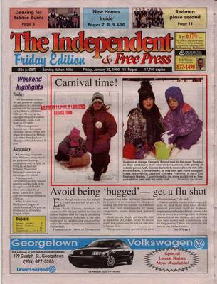 Independent & Free Press (Georgetown, ON), 29 Jan 1999