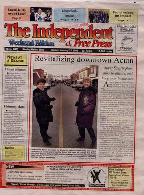 Independent & Free Press (Georgetown, ON), 31 Jan 1999