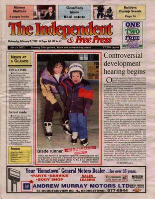 Independent & Free Press (Georgetown, ON), 3 Feb 1999