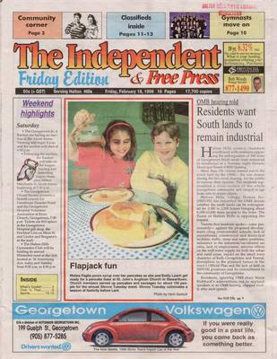 Independent & Free Press (Georgetown, ON), 19 Feb 1999