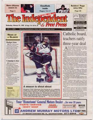 Independent & Free Press (Georgetown, ON), 24 Feb 1999