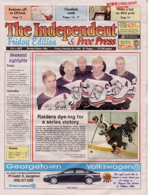 Independent & Free Press (Georgetown, ON), 26 Feb 1999