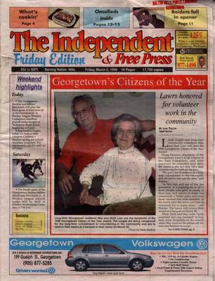 Independent & Free Press (Georgetown, ON), 5 Mar 1999