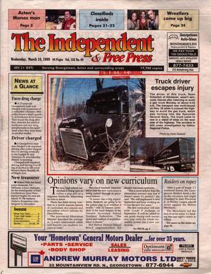 Independent & Free Press (Georgetown, ON), 10 Mar 1999