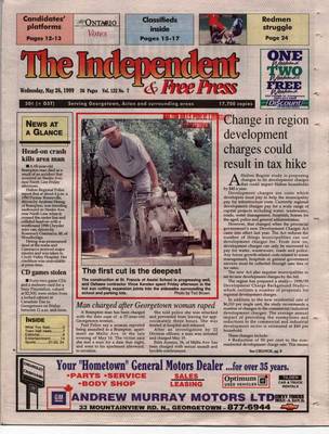 Independent & Free Press (Georgetown, ON), 26 May 1999