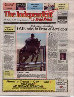 Independent & Free Press (Georgetown, ON), 30 Jun 1999