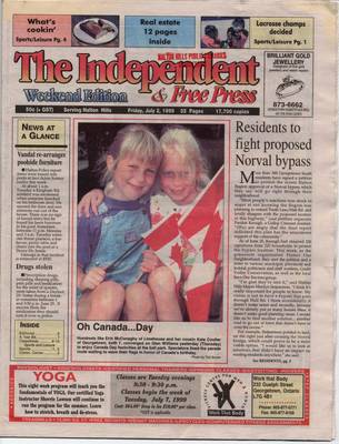 Independent & Free Press (Georgetown, ON), 2 Jul 1999