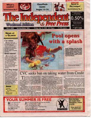 Independent & Free Press (Georgetown, ON), 9 Jul 1999